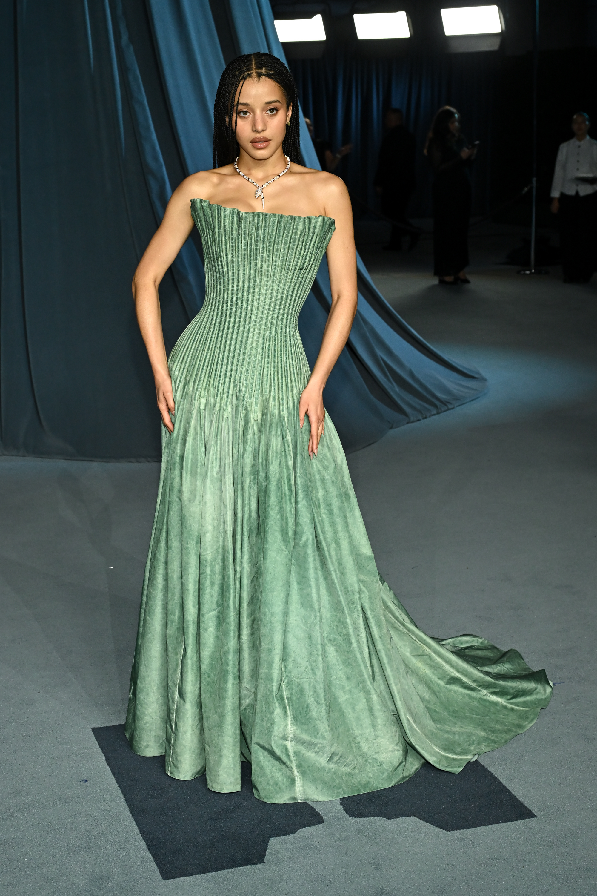 women on the red carpet for the 2025 Academy Museum Gala