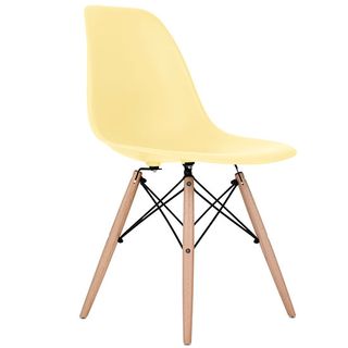 yellow dinning kitchen chair