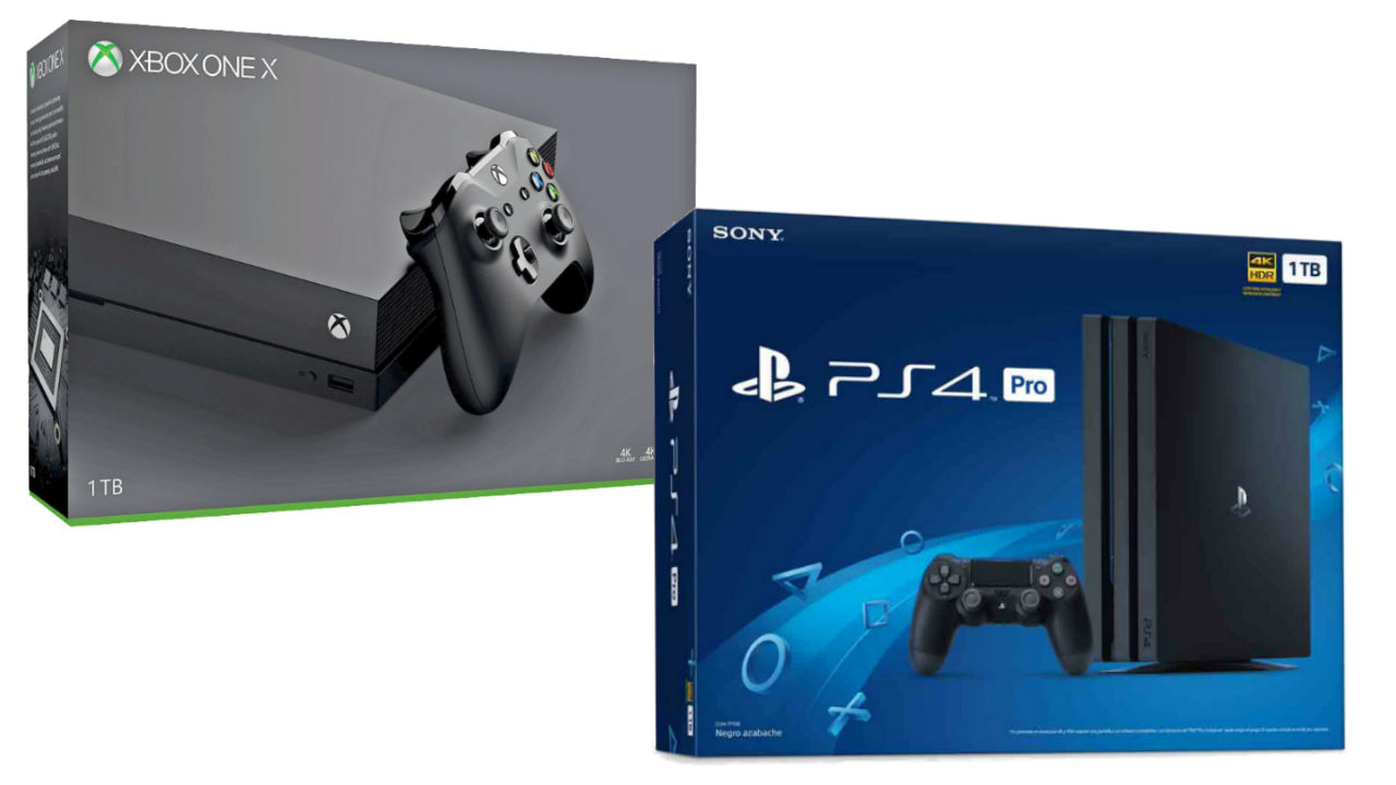 sony playstation 4 pro vs microsoft xbox one x