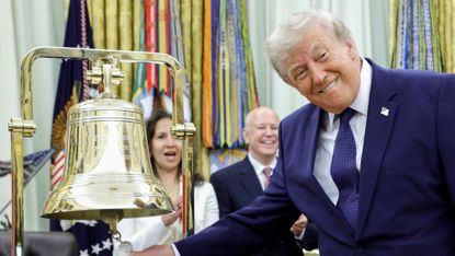 Trump Rings Opening Bell From Oval Office To Mark Trump Accounts