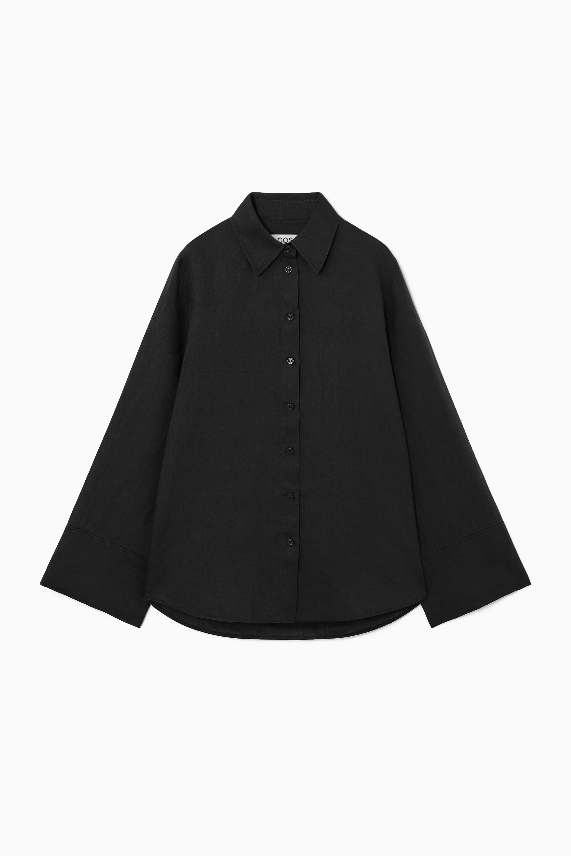 Wide-Sleeved Linen Shirt