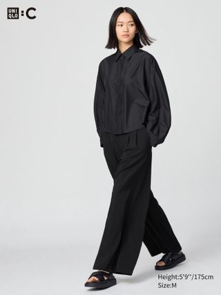 Airsense Pleated Wide Trousers