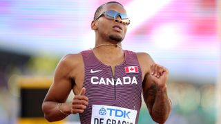 Andre de Grasse at the 2022 World Athletics Championships