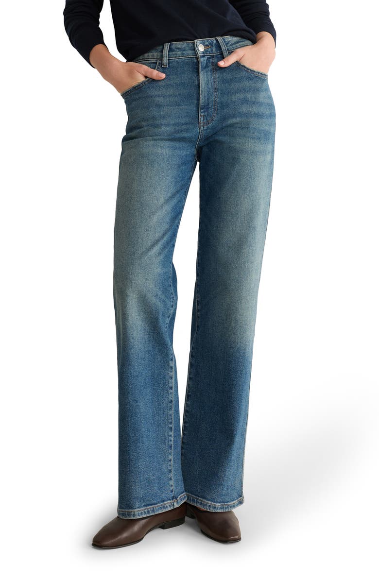 Sat '90s High Waist Relaxed Straight Leg Jeans