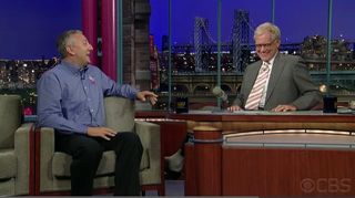 Astronaut Talks Space with David Letterman