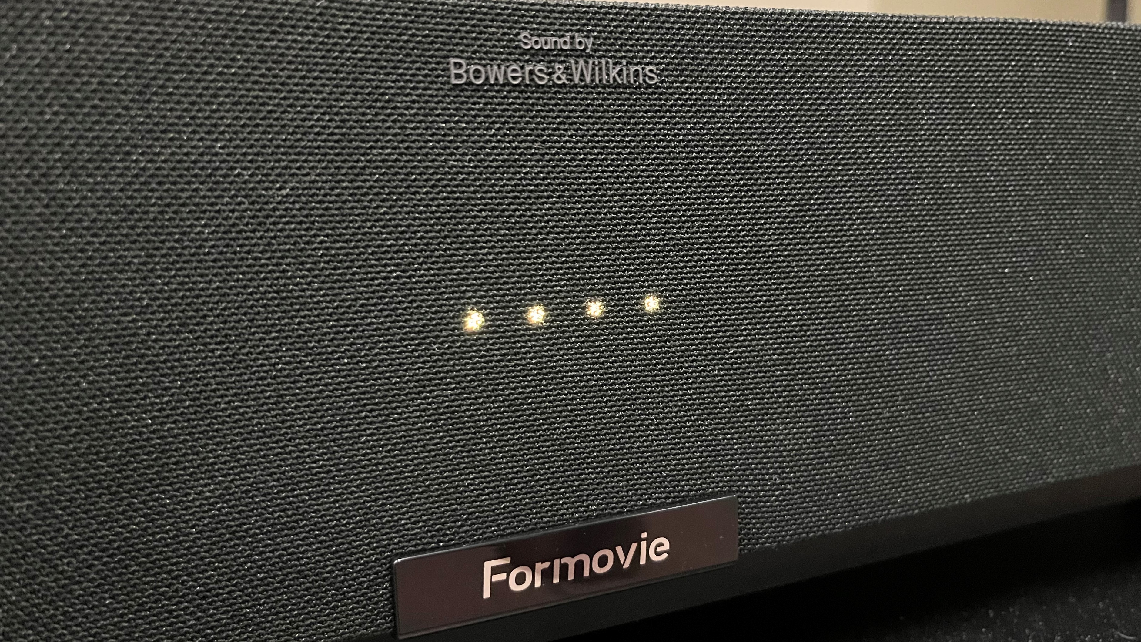 Formovie theater projector front panel logos