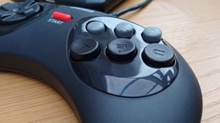 Sega Mega Drive Mini 2 review; a photo of the controller buttons