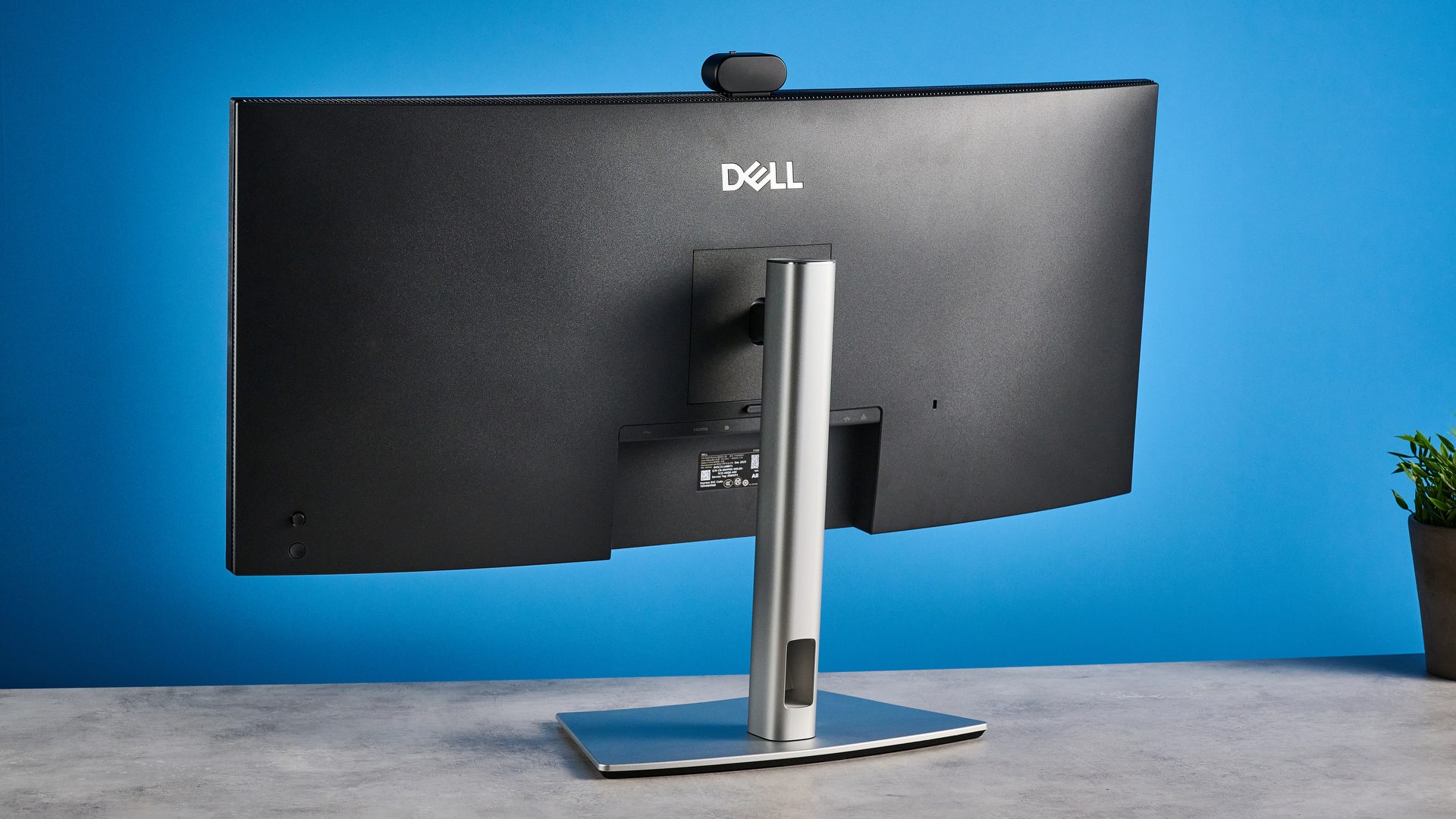 A black Dell Pro P3426WEV curved monitor for productivity