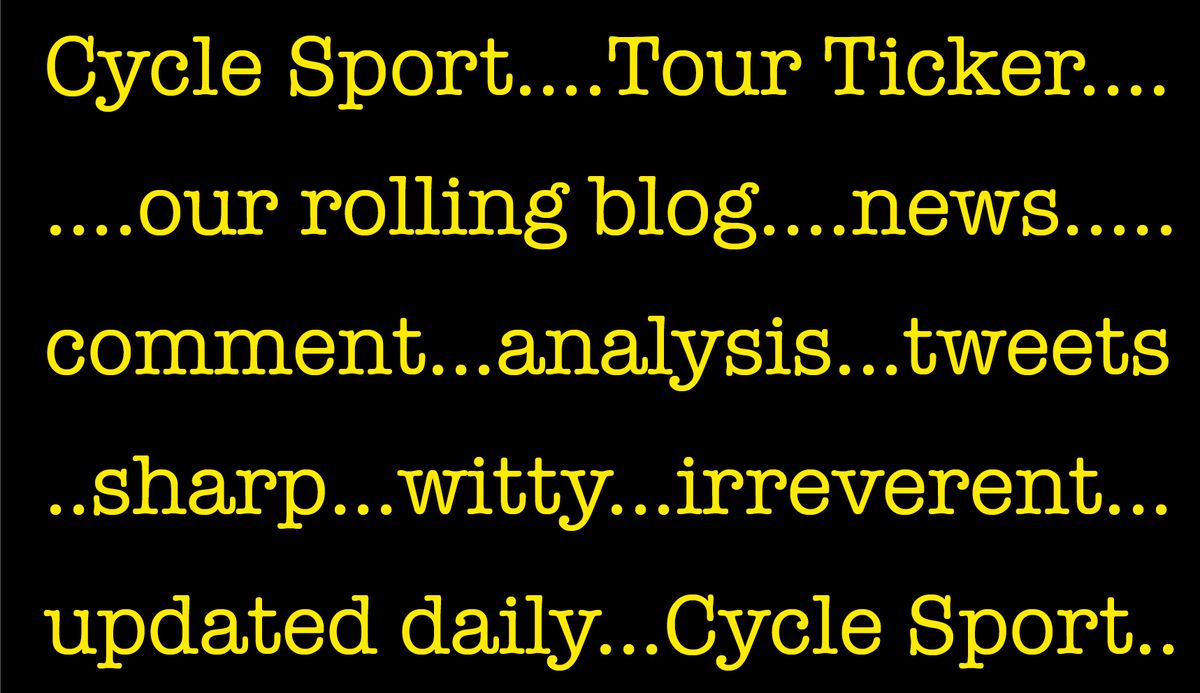 The Tour Ticker | Cycling Weekly