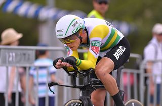 Rohan Dennis (BMC Racing) finished second in the Giro d'Italia opening time trial