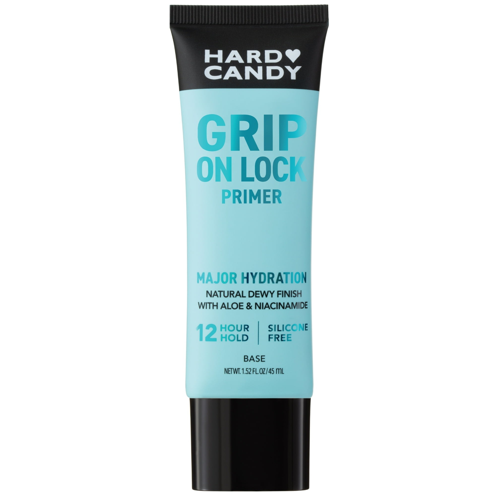 Hard Candy, Hard Candy Grip on Lock Water-Based 12-Hour Face Primer, Hydrating, Aloe Vera, Niacinamide, 1.52 Fluid Ounces