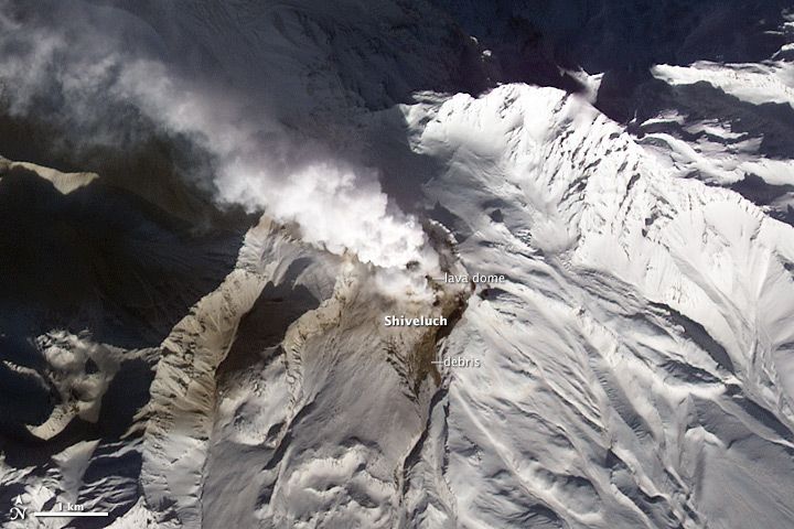 Fearsome Foursome of Eruptions Seen from Space | Space