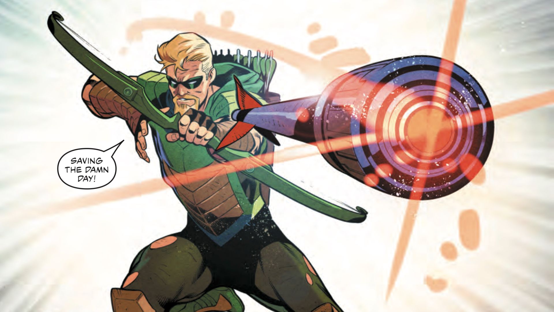 Green Arrow and Speedy  Green arrow, Green arrow bow, Arrow black canary