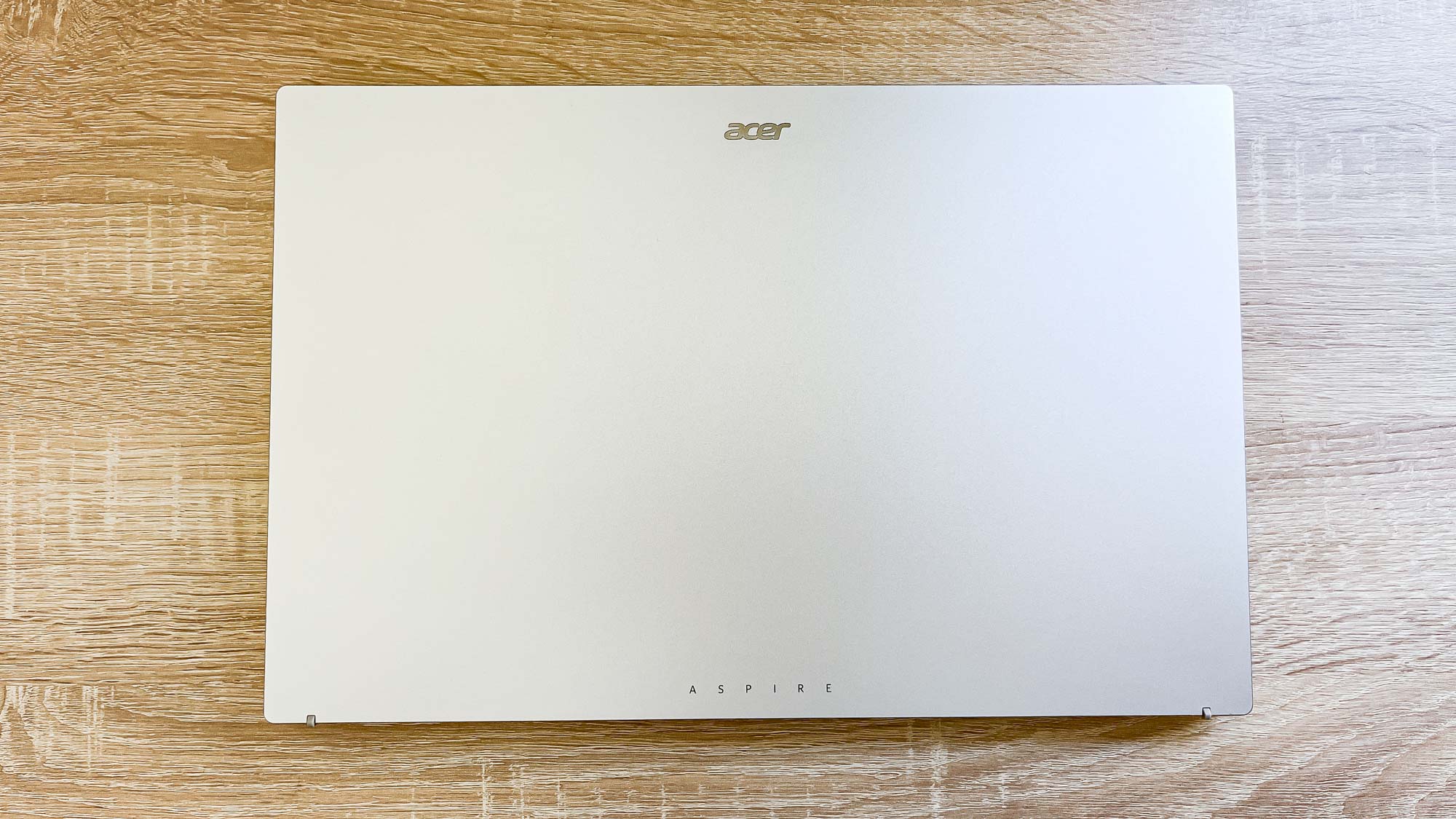 Acer Aspire Go 15 review unit on desk