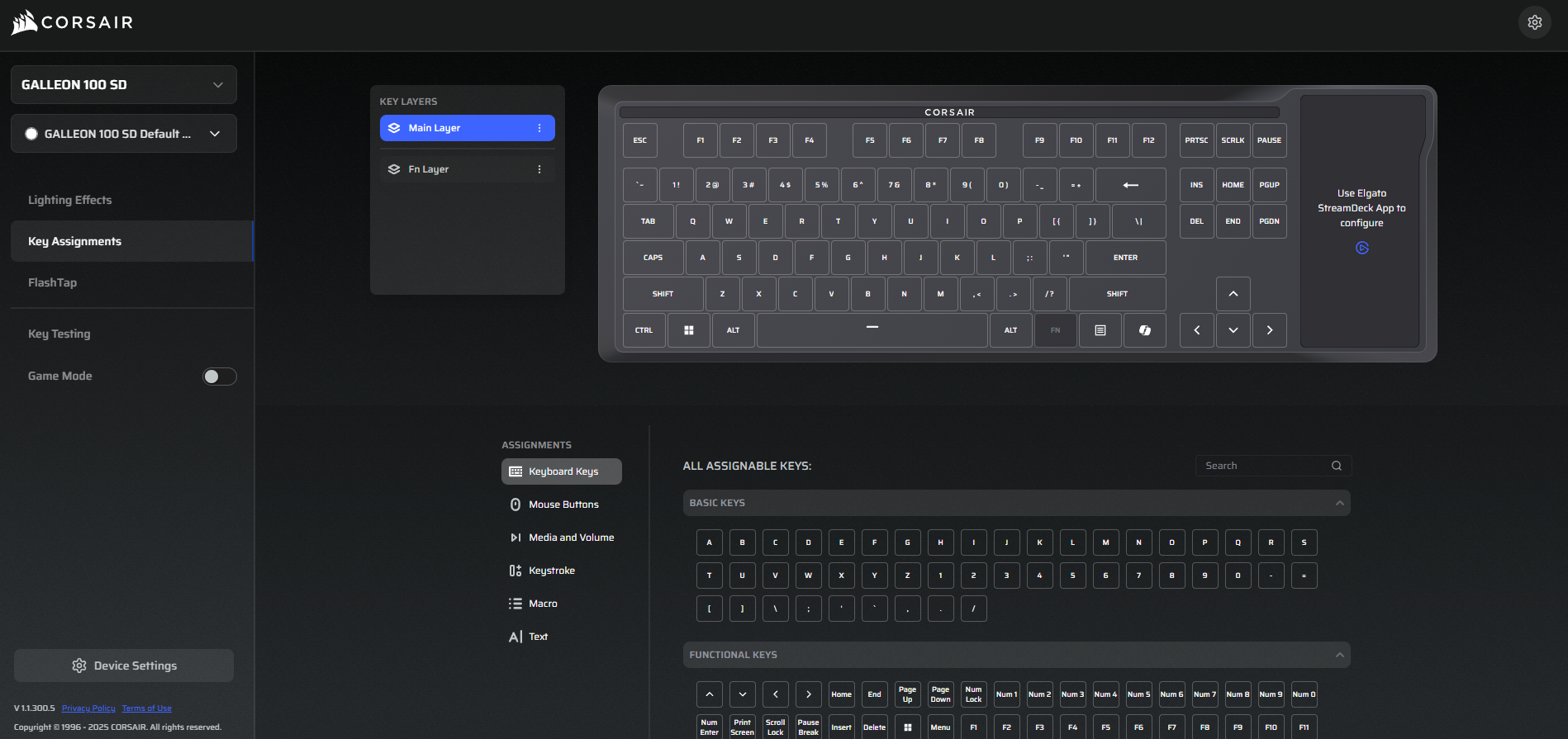 Corsair Galleon 100 SD