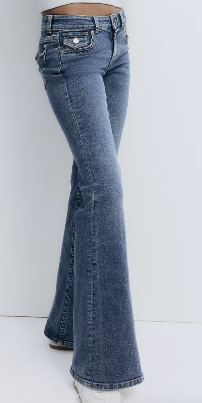 H&amp;amp;M, Flared Low Jeans