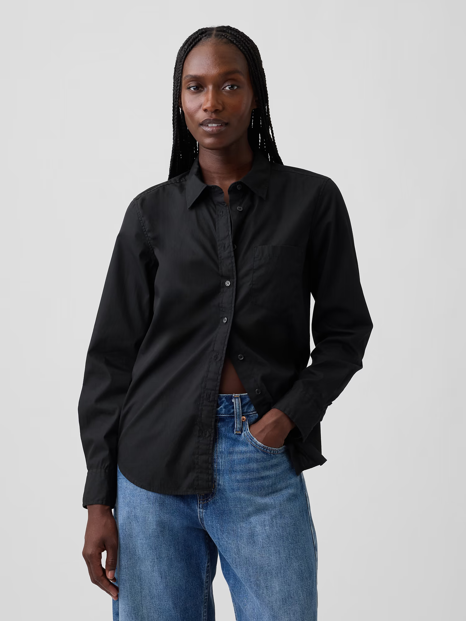 Gap, Organic Cotton Poplin Classic Shirt