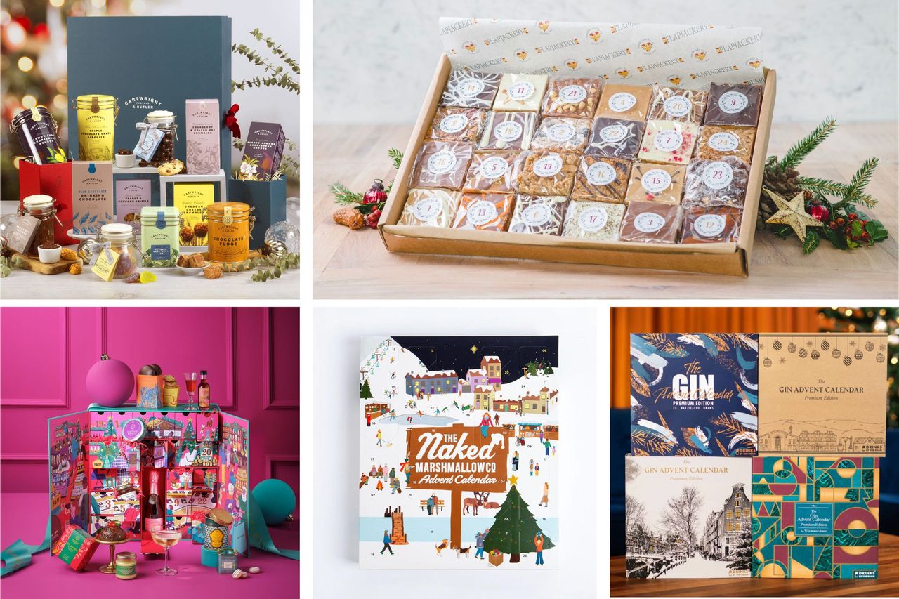 A selection of the best food and drink advent calendars 2023 including Fortnum &amp; Mason, Naked Marshmallow and more