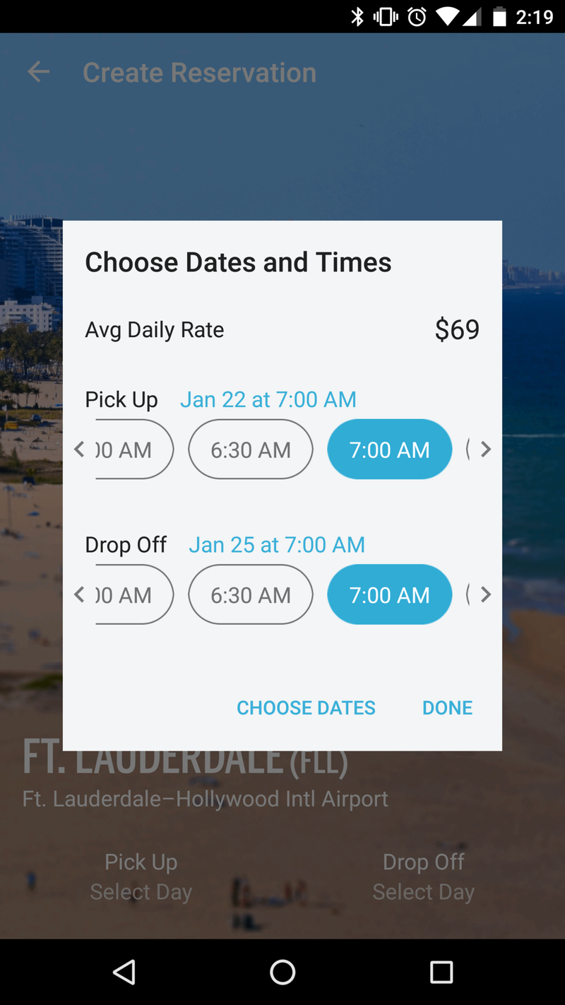 Silvercar app