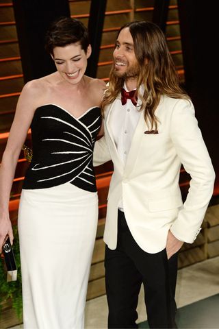Anne Hathaway And Jared Leto At The Oscars After Parties