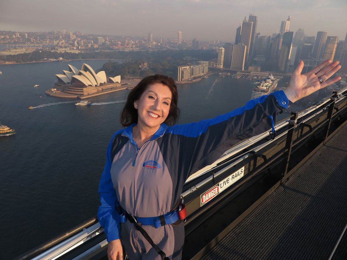 Cruising With Jane Mcdonald - Ep 2 OZ &amp;amp; NZ - Jane basks in the glory of climbing the Sydney Harbour Bridge.