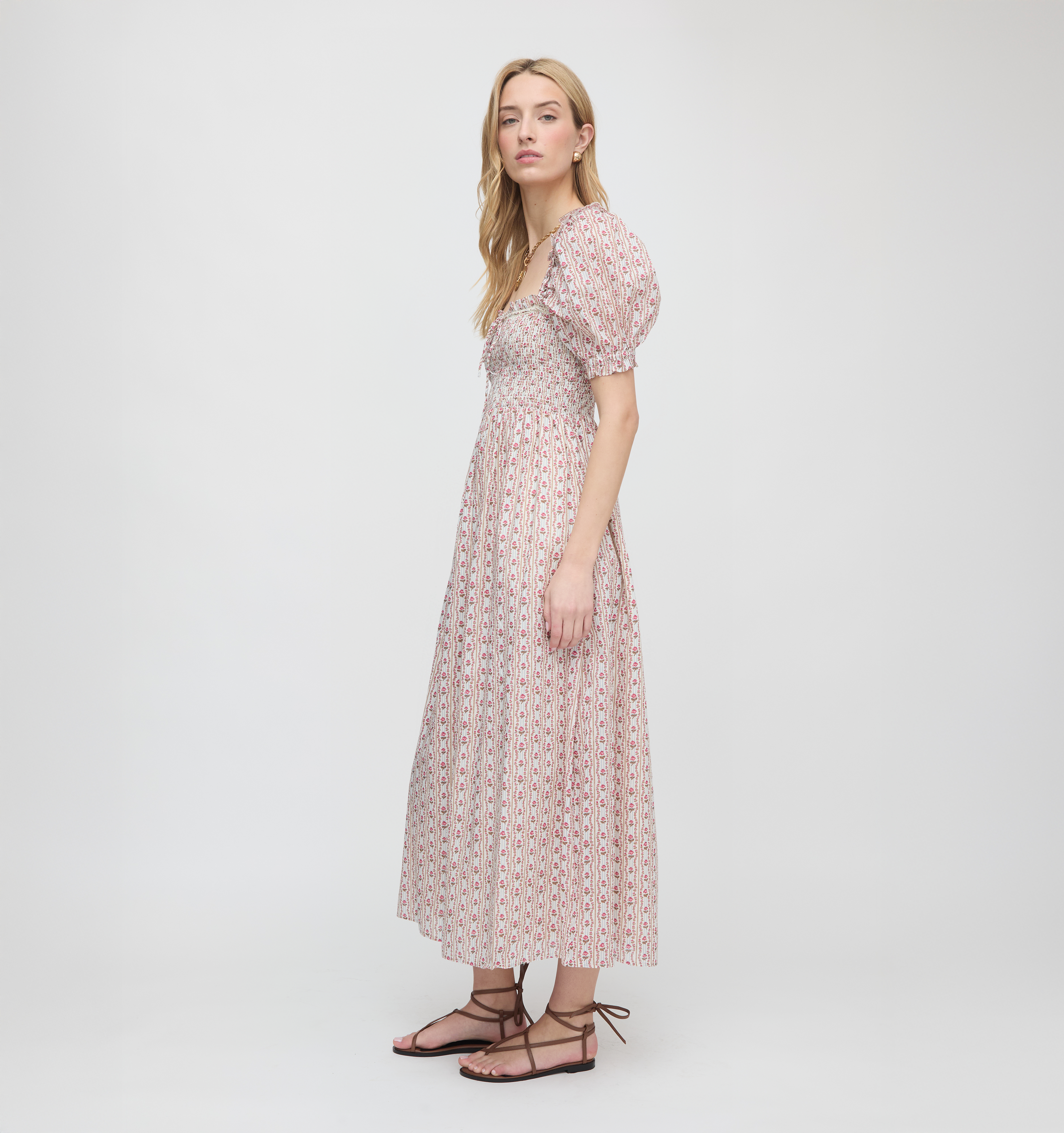 Hill House Home, The American Girl X Hill House Scarlett Nap Dress - Felicity's Historical Print
