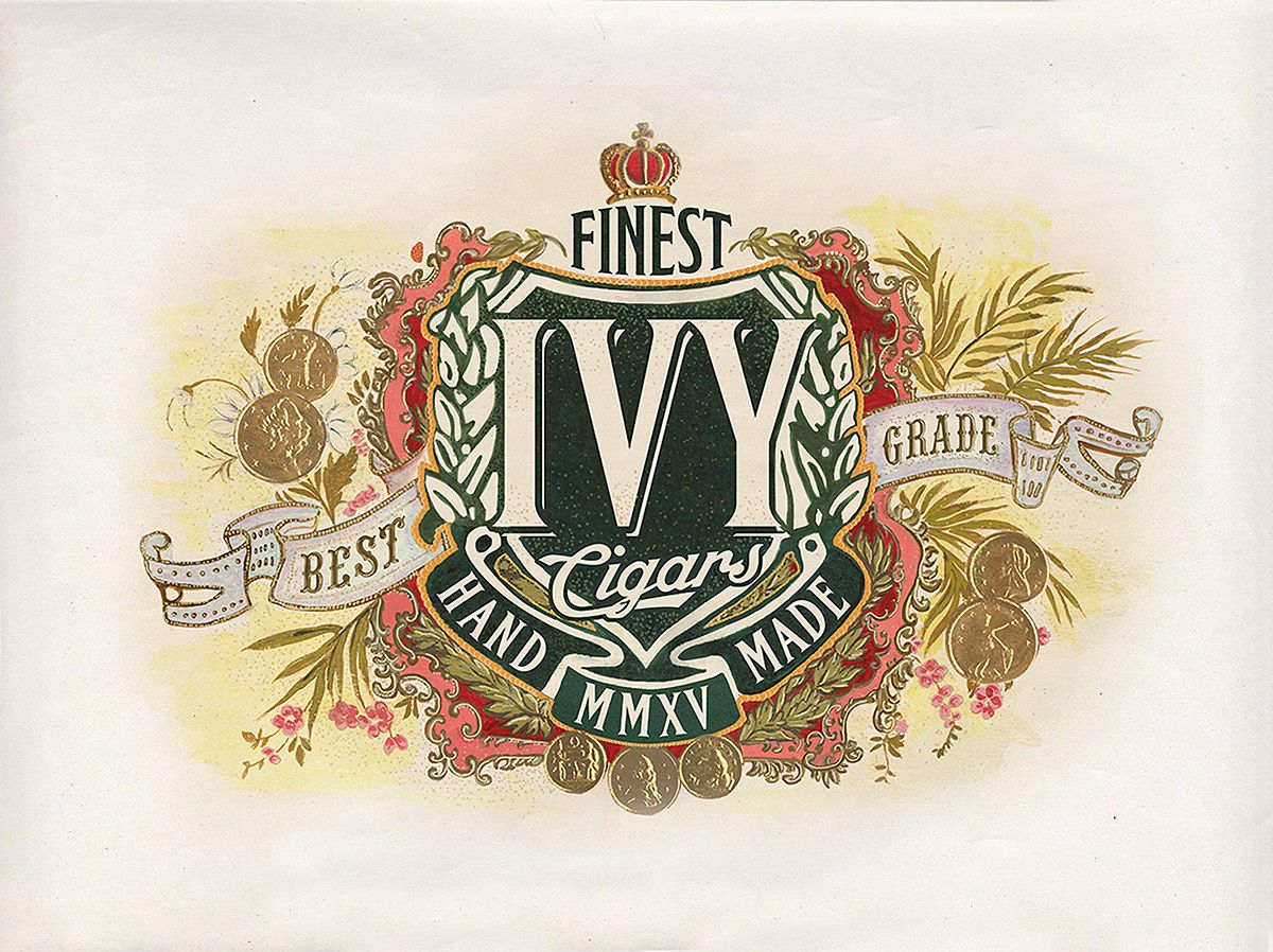 Designs were completed by hand and adjusted in Photoshop