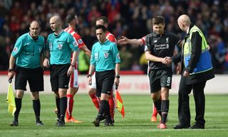 Gerrard's Premier League career ended in an embarrassing 6-1 defeat at Stoke