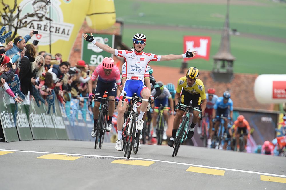 David Gaudu gave Groupama-FDJ its second consecutive stage victory at the Tour de Romandie