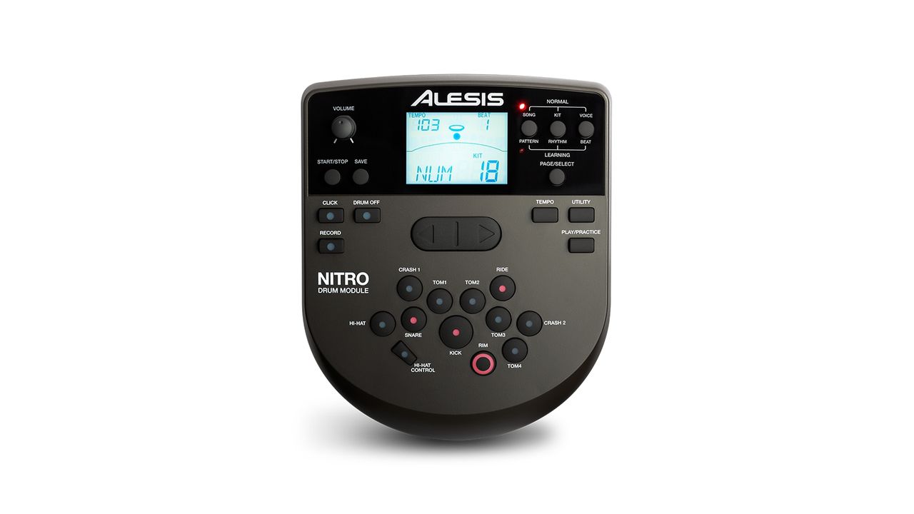 Black Friday Alesis Nitro Mesh deals 2021: Alesis Nitro mesh module on a white background