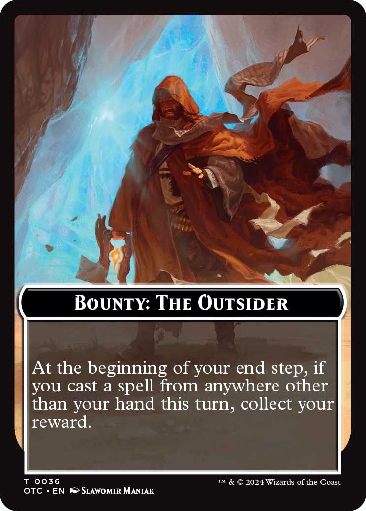 Bounty card MTG Outlaws