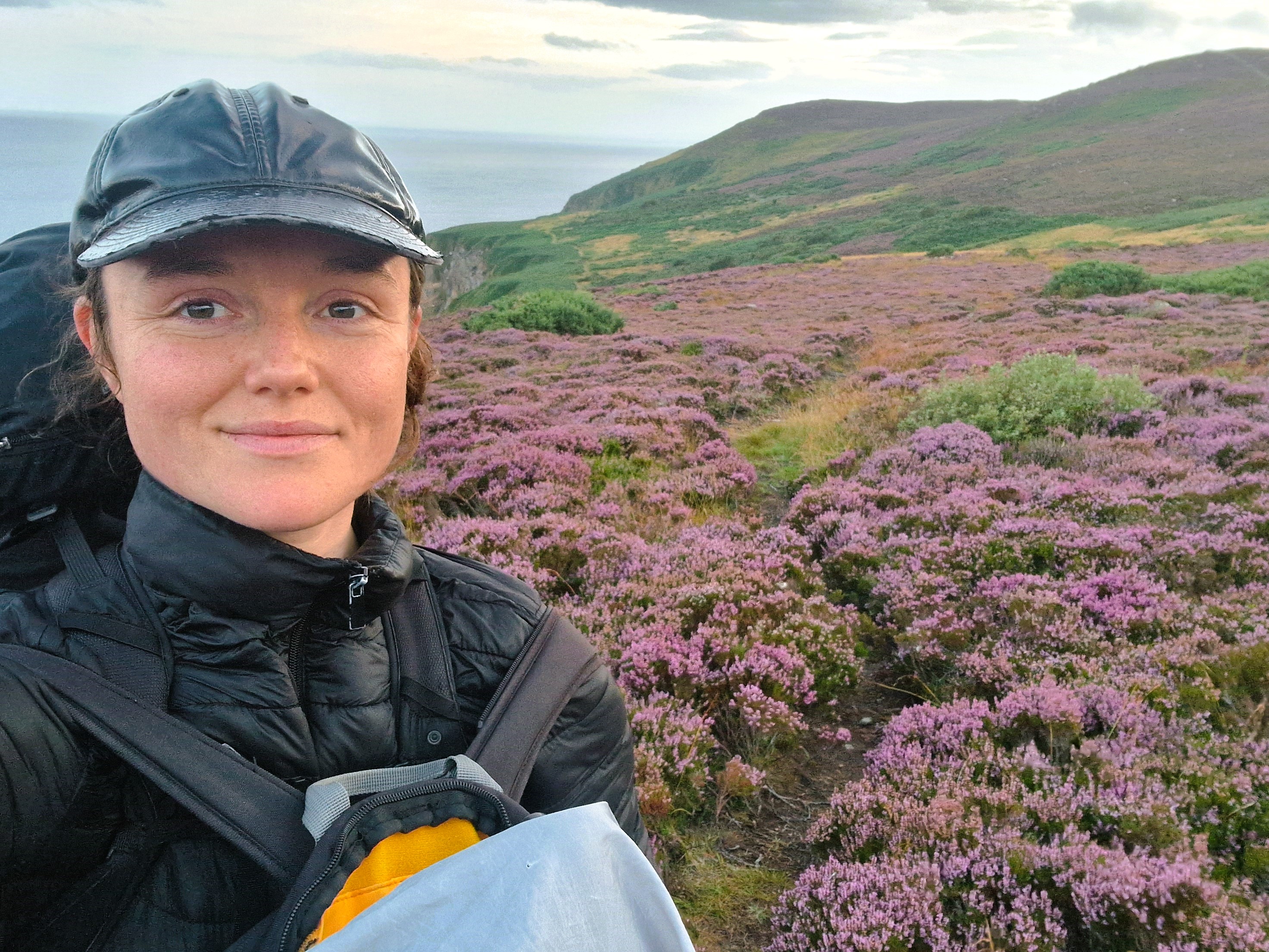 Katharine Hay during her walk around Scotland 
