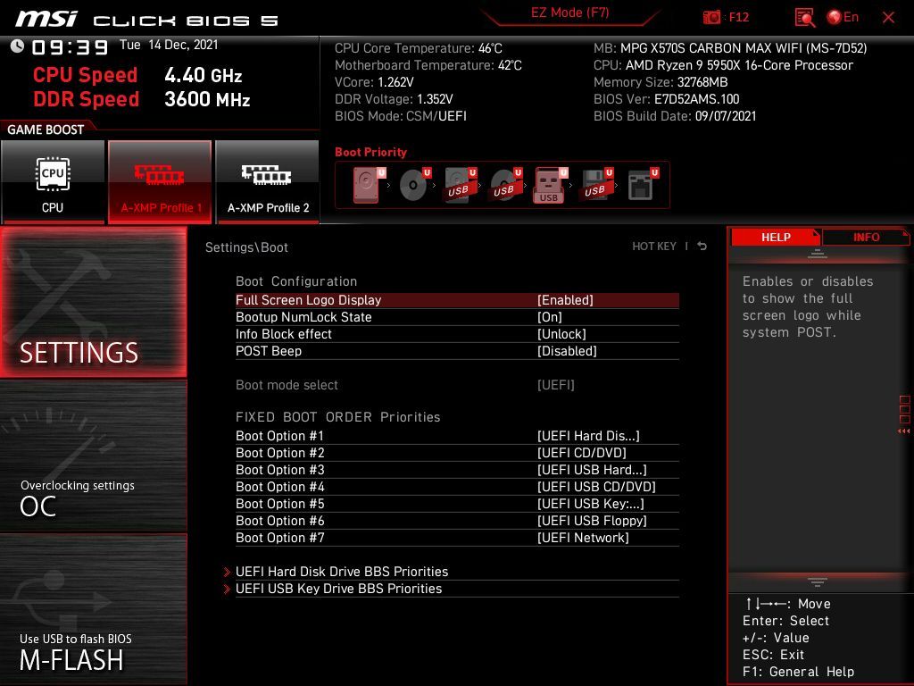 MSI X570S Carbon EK X