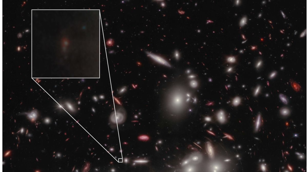 Telescopul spațial James Webb descoperă cea mai slabă galaxie de până acum din universul infantil
