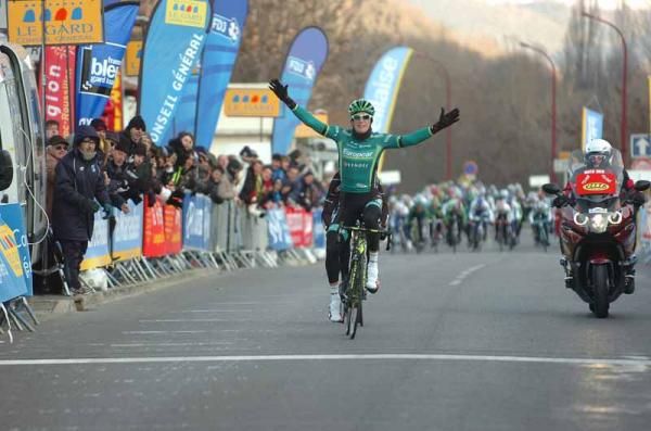 Pierre Rolland (Team Europcar) takes his first win of the season