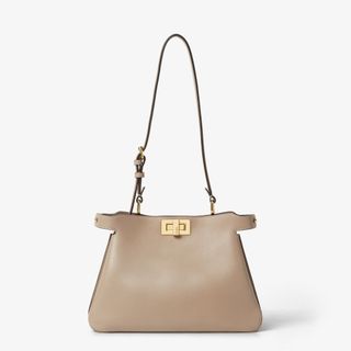 Peekaboo Soft Smalldove Grey Leather Bag