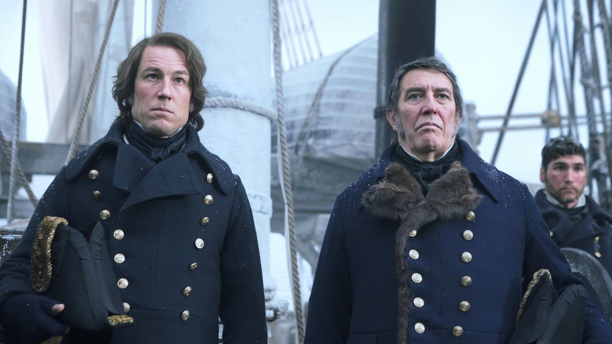 Tobias Menzies and Ciarán Hinds in "The Terror" season 1