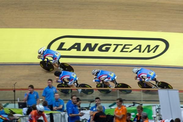 Russia took silver in the team pursuit.