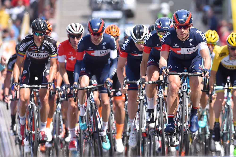 IAM Cycling on the front.