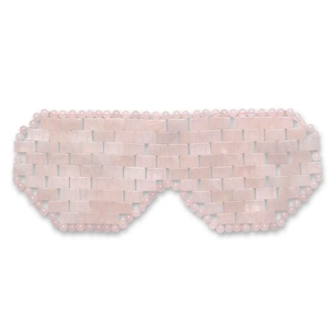 Bamford Isla Rose Quartz Eye Mask