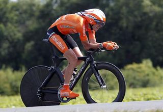 Samuel Sanchez lost his place on the podium