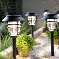 Habitat Set of 6 Caged Stake Solar Lights |&nbsp;£24 at Argos
