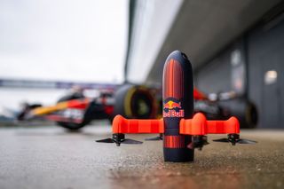 Max Verstappen and red bull drone