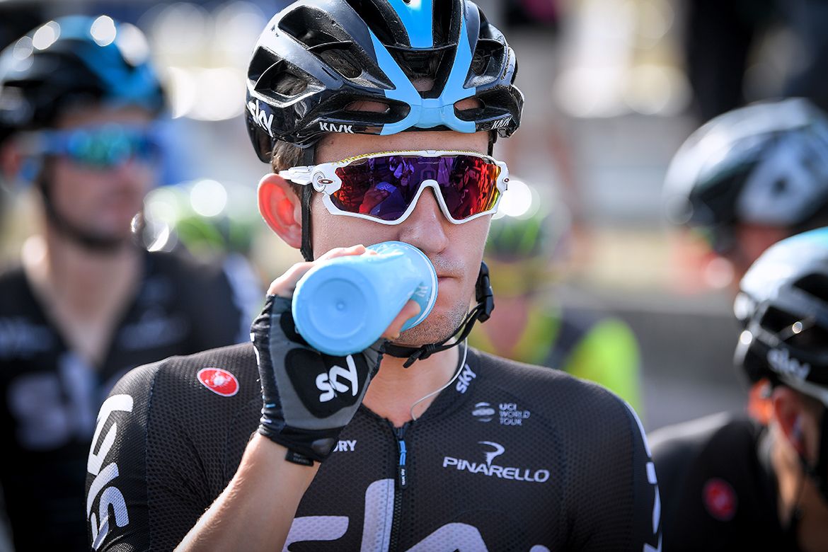 Michal Kwiatkowski ahead of the Bretagne Classic