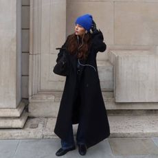 Alice wearing blue hat