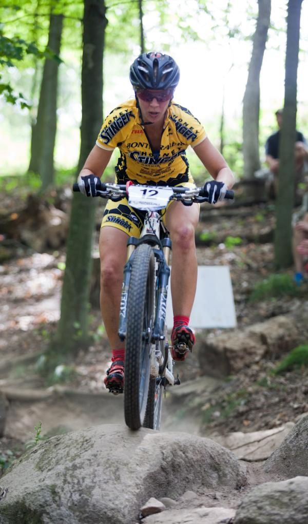 Local favorite Abby Strigel (Honey Stinger/Bontrager) finished seventh on the day.