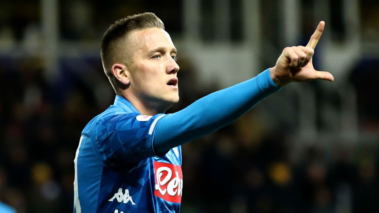 Napoli midfielder Piotr Zielinski has won 39 international caps for Poland 