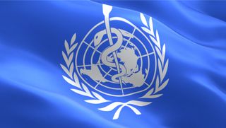 The flag of the World Health organization
