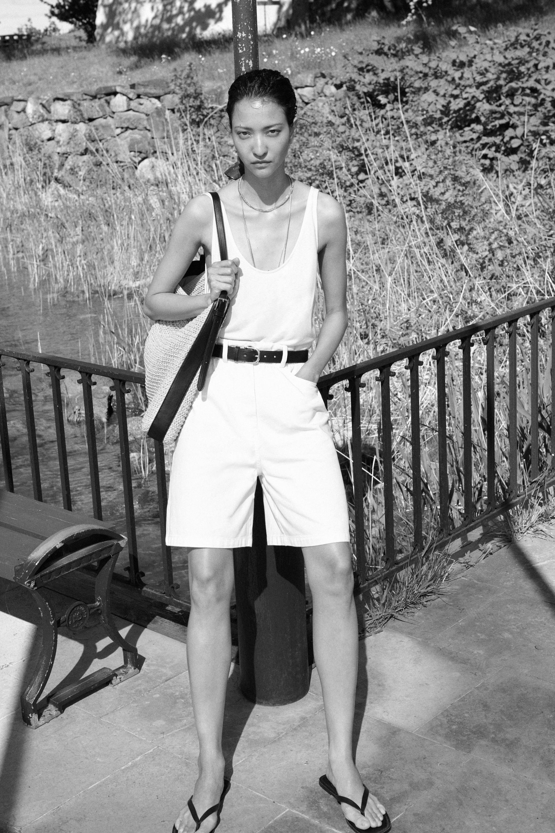 Paper Bag Bermuda Shorts