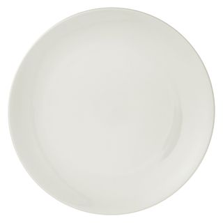 House by John Lewis Coupe Dinner Plate in white